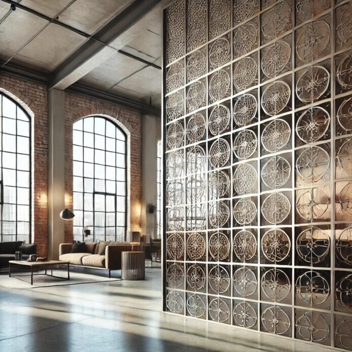 Krata metalowa ozdobna